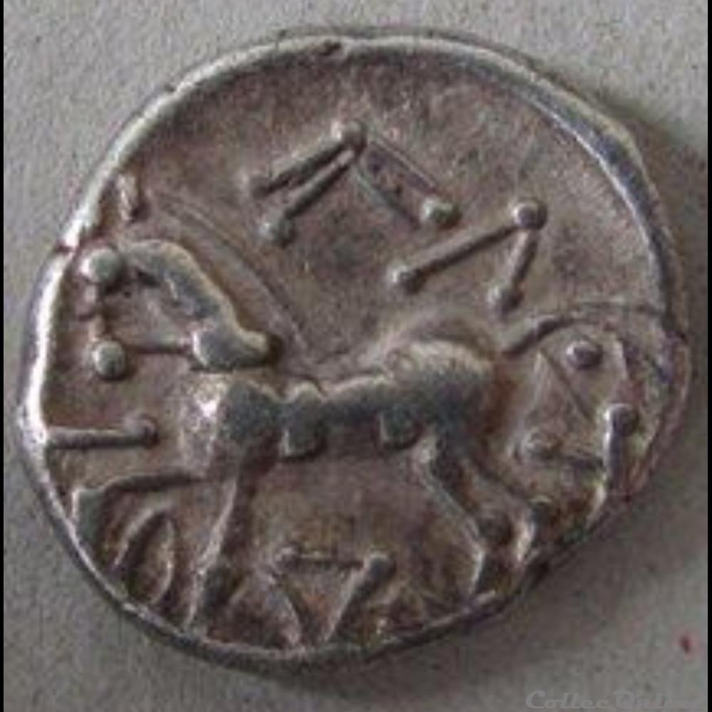 DT série 884 Quinaire KALETEDOY monnaie antique gauloise dt serie 884 quinaire kaletedoy