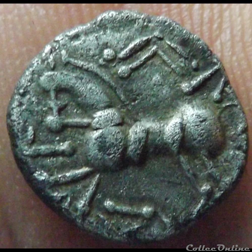 DT série 884 Quinaire KALETEDOY monnaie antique gauloise dt serie 884 quinaire kaletedoy