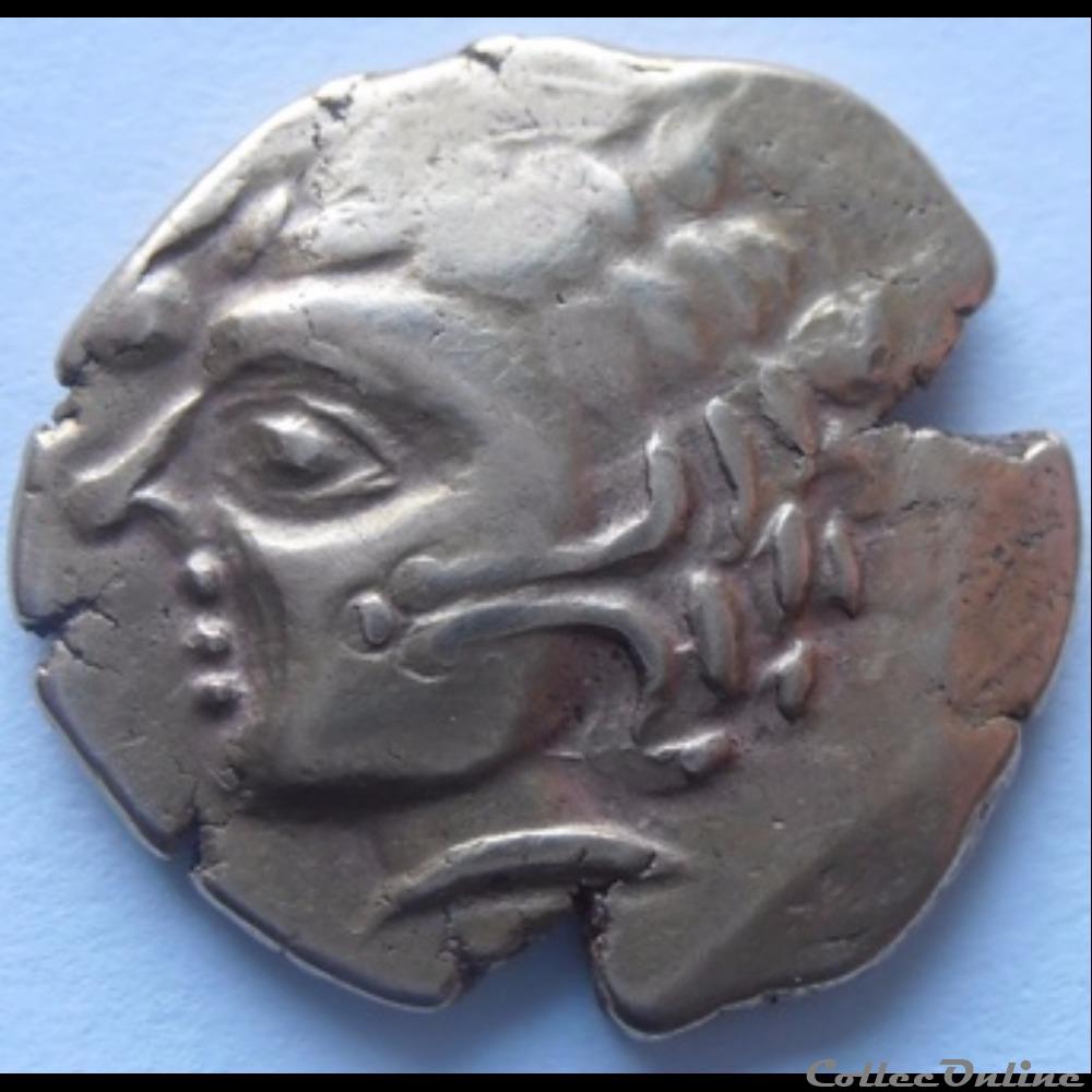 Série 290 DT 2143 Statère au personnage allongé monnaie antique gauloise serie 290 dt 2143 statere au personnage allonge
