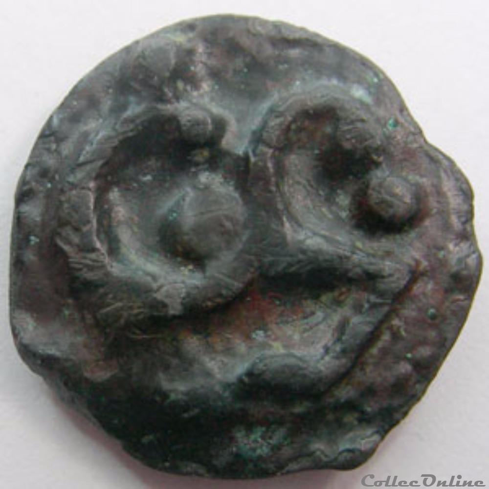 monnaie antique gauloise serie 890 dt 3203 potin a hippocampe