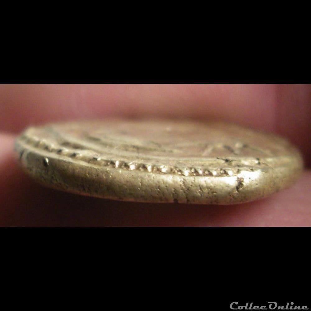 Série 42 A statère à l' œil et à l'astre ( fourré ) 3 monnaie antique gauloise serie 42 a statere a il et a astre fourre