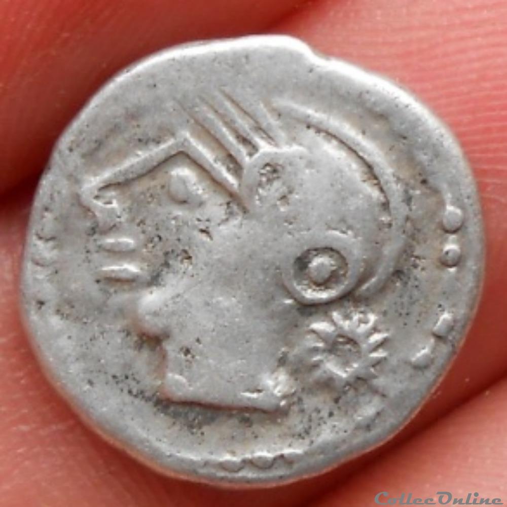 DT série 884 Quinaire KALETEDOY monnaie antique gauloise dt serie 884 quinaire kaletedoy