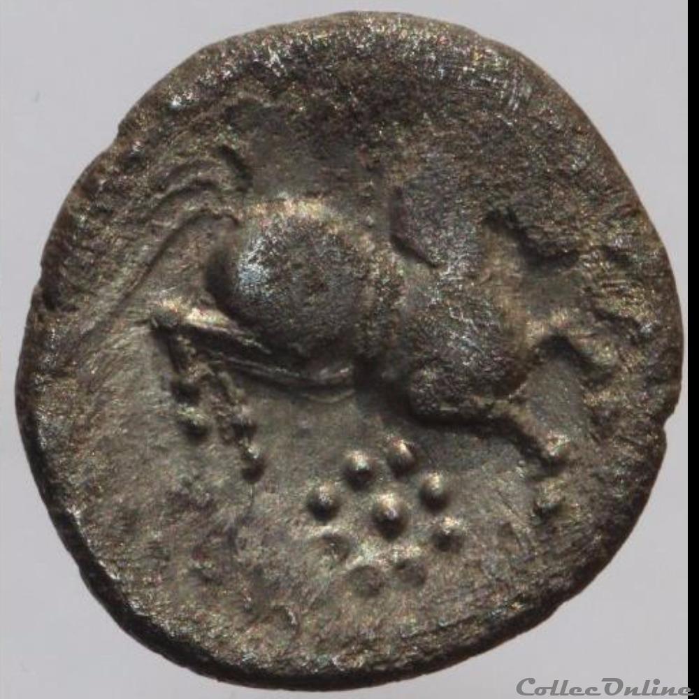monnaie antique gauloise serie 971 dt 3265 quinaire arivos santonos incertaine santons