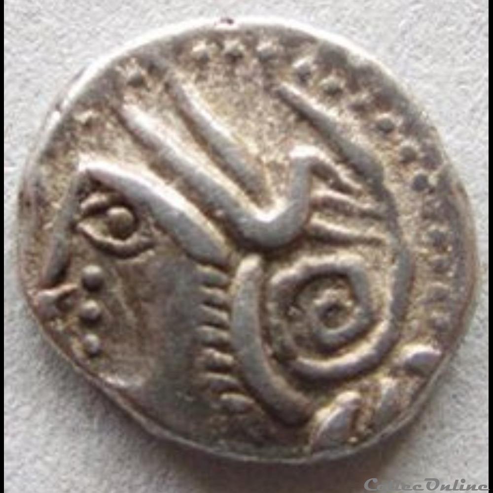 DT série 884 Quinaire KALETEDOY monnaie antique gauloise dt serie 884 quinaire kaletedoy