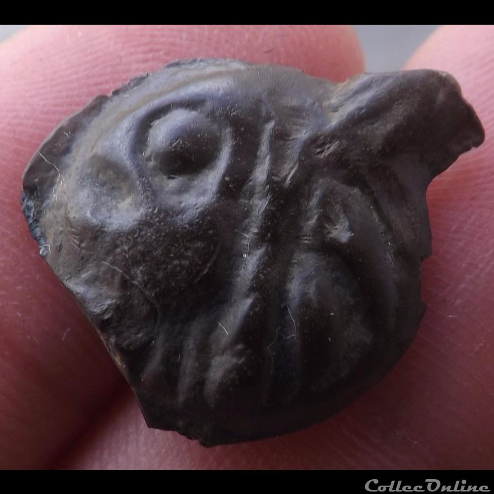 monnaie antique gauloise serie 38 classe i j potin a la tete indien