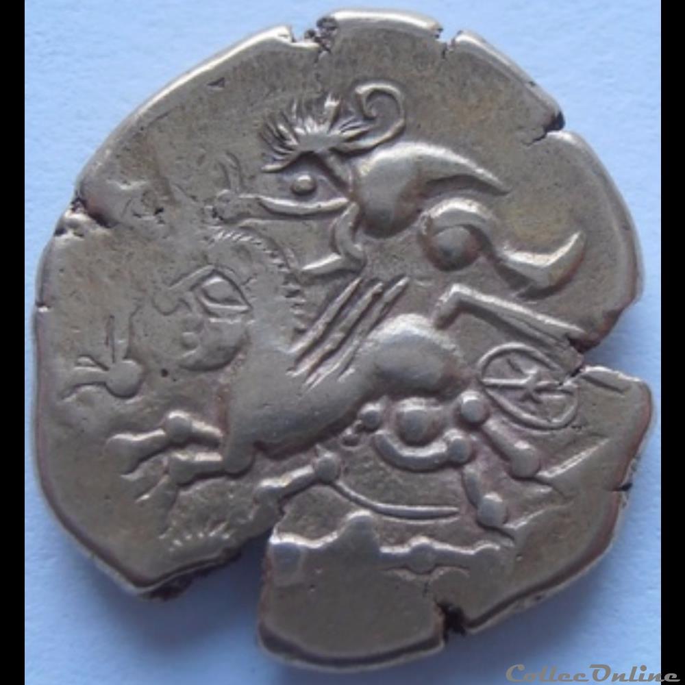 Série 290 DT 2143 Statère au personnage allongé monnaie antique gauloise serie 290 dt 2143 statere au personnage allonge