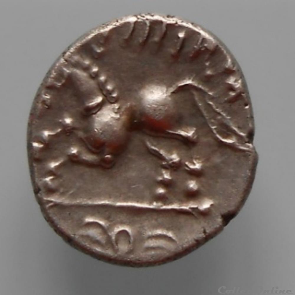 Série 917 DT 3229 Quinaire COIOS / ORGIITIRIX monnaie antique gauloise serie 917 dt 3229 quinaire coios orgiitirix