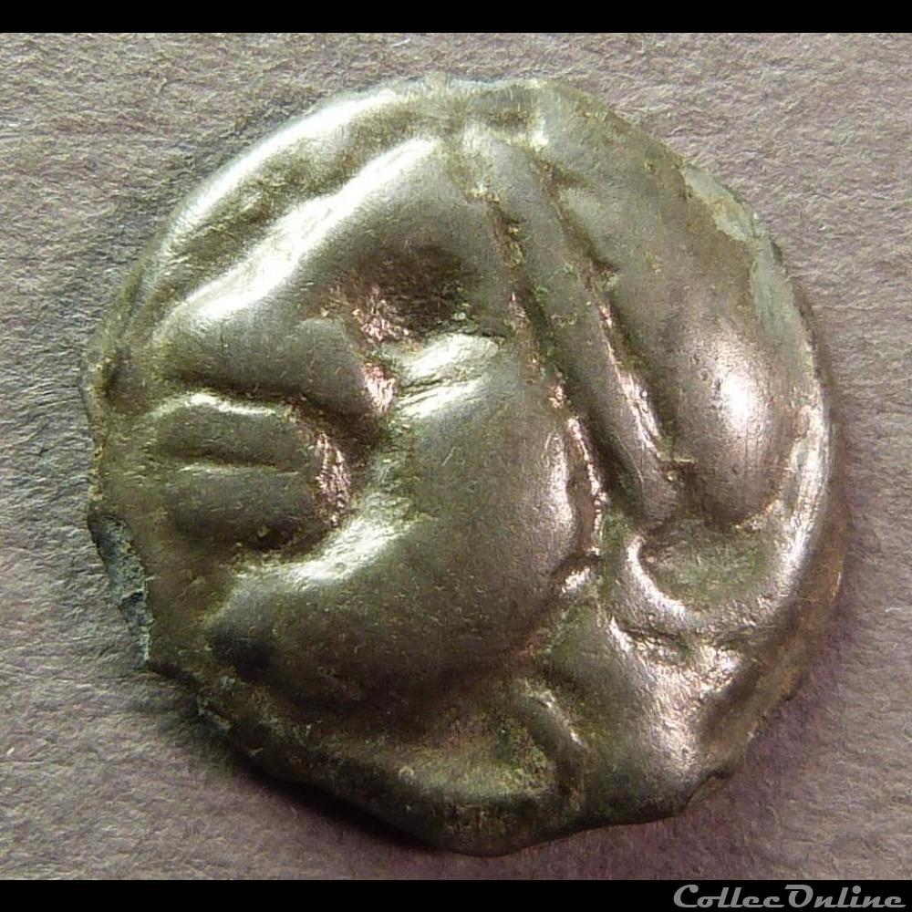 Série 890 DT 3203 Potin à l'hippocampe monnaie antique gauloise serie 890 dt 3203 potin a hippocampe