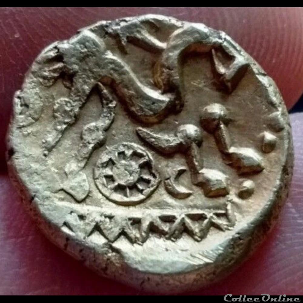 Série 26 DT 170 statère dit "à l'ancre" monnaie antique gauloise serie 26 dt 170 statere dit a ancre