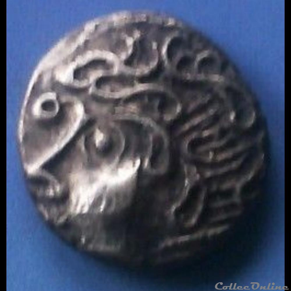 Série 46 DT 354 Quinaire cheval / annelet pointé monnaie antique gauloise serie 46 dt 354 quinaire cheval annelet pointe
