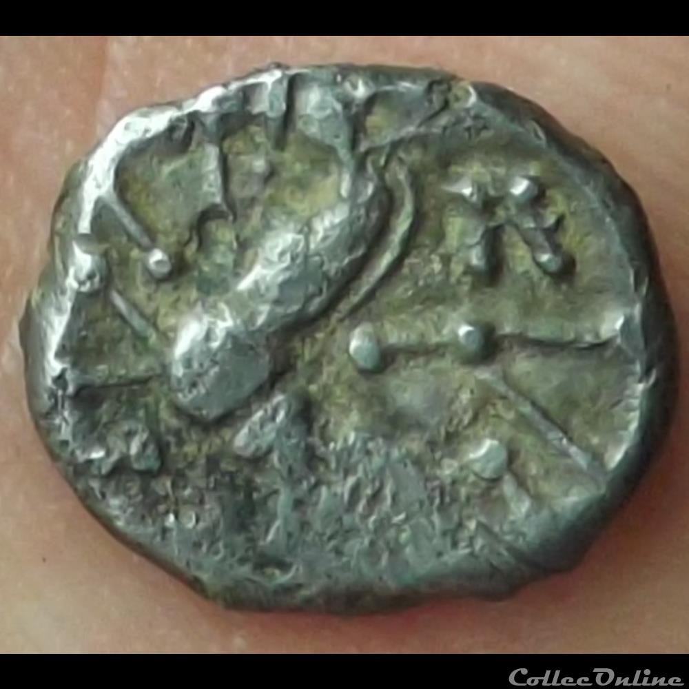 DT série 884 Quinaire KALETEDOY monnaie antique gauloise dt serie 884 quinaire kaletedoy