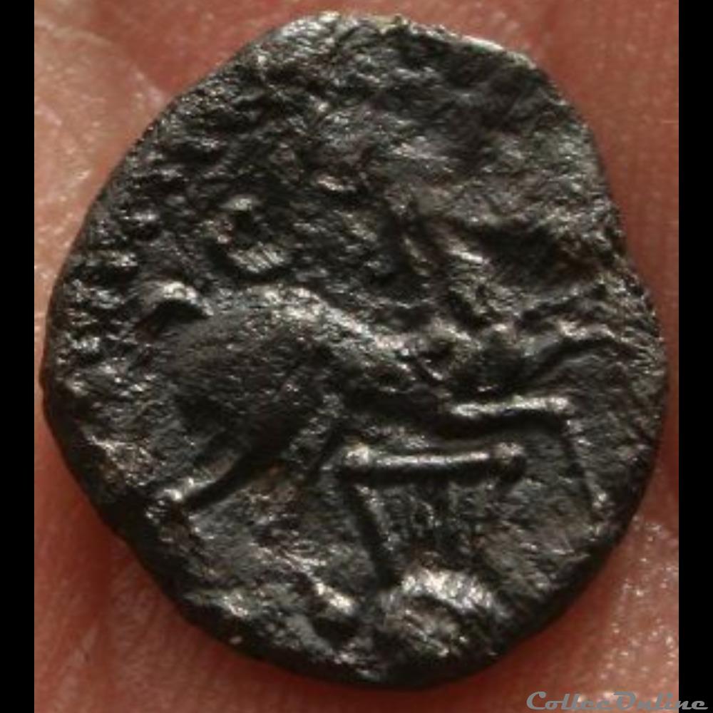 Série 878 DT 3182 Quinaire à la lyre et au S monnaie antique gauloise serie 878 dt 3182 quinaire a la lyre et au s