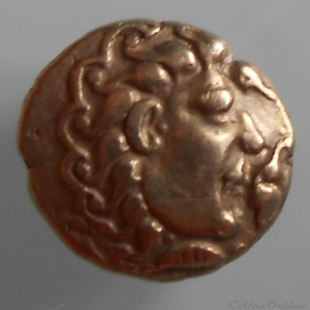 monnaie antique gauloise serie 875 dt 3177 1 4 de statere type de chenoves a la lyres