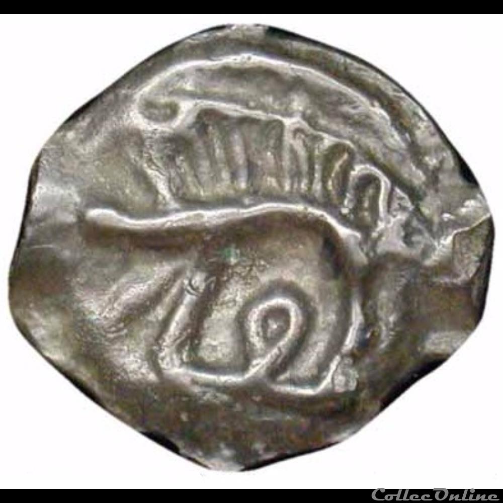 Série 38 ( classe Id) Potin à la tête d'indien monnaie antique gauloise serie 38 classe id potin a la tete indien