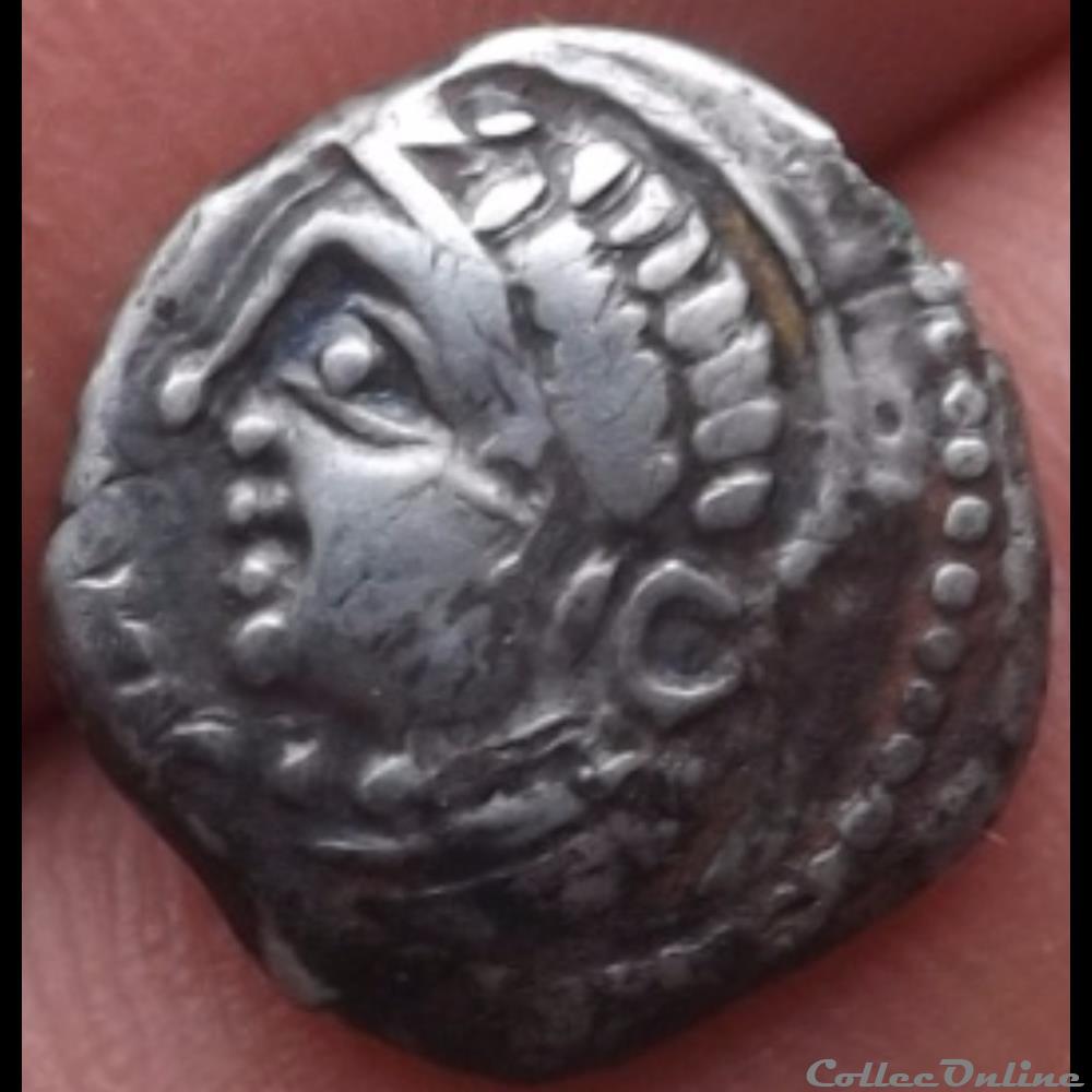 monnaie antique gauloise serie 917 dt 3229 quinaire coios orgiitirix fourre