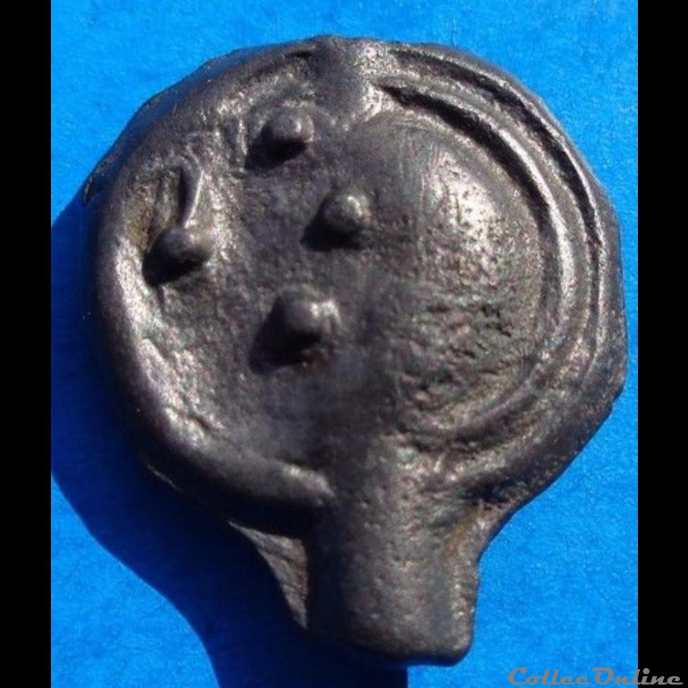 Série 457 DT 2480 potin au sanglier enseigne monnaie antique gauloise serie 457 dt 2480 potin au sanglier enseigne