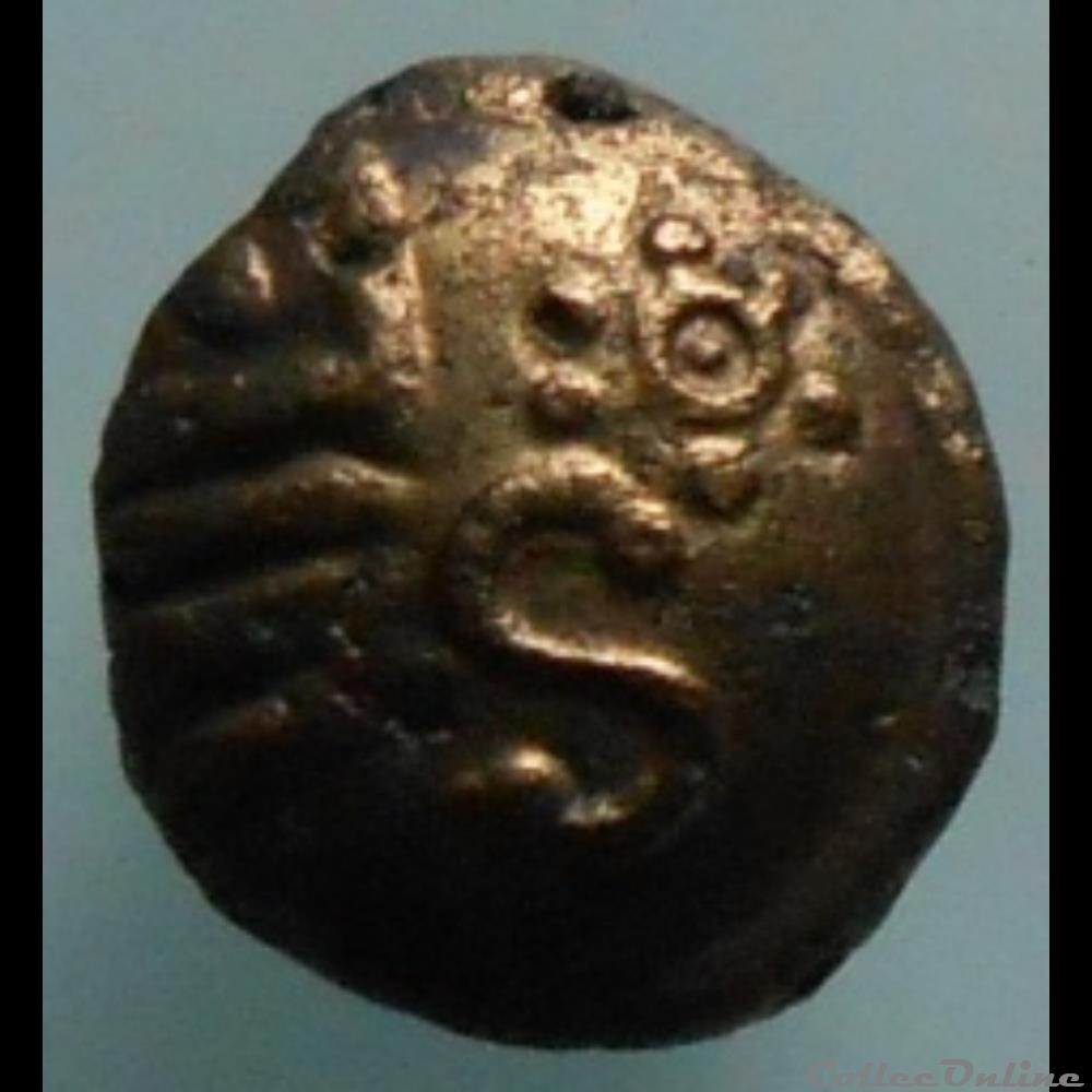 Série 30 DT 183 Quart de statère au S et à la rosace monnaie antique gauloise serie 30 dt 183 quart de statere au s et a la rosace