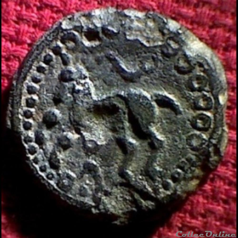 Série 35 DT 215 potin dit au grand profil /cheval monnaie antique gauloise serie 35 dt 215 potin dit au grand profil cheval