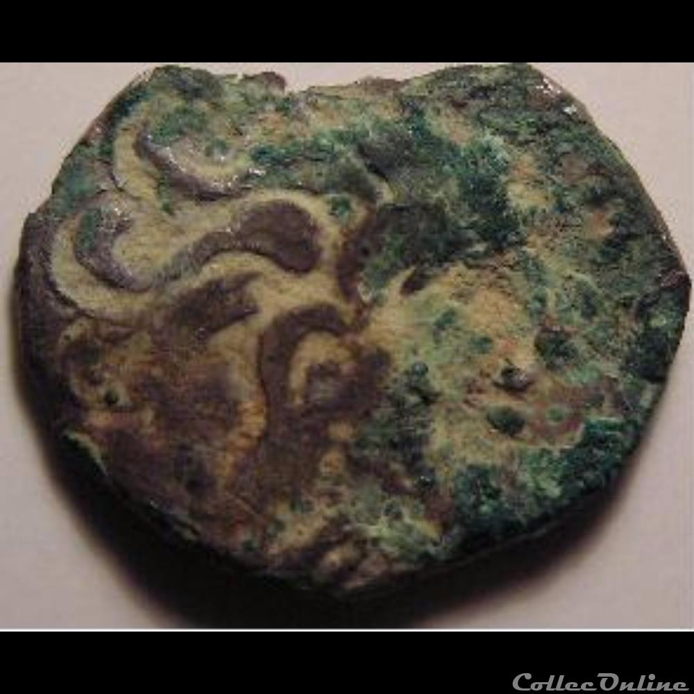 monnaie antique gauloise serie 917 dt 3324 quinaire edvis a ours fourre