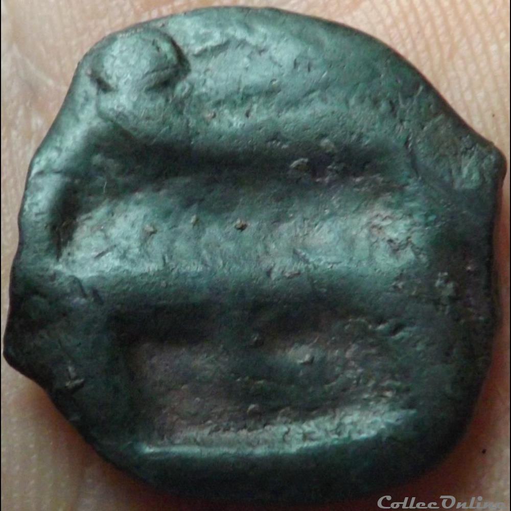 Série 854 DT Potin au bandeau monnaie antique gauloise serie 854 dt potin au bandeau