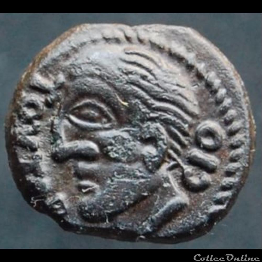 Série 517 DT 2596 bronze TOVTOBOCIO / ATEPILOS monnaie antique gauloise serie 517 dt 2596 bronze tovtobocio atepilos
