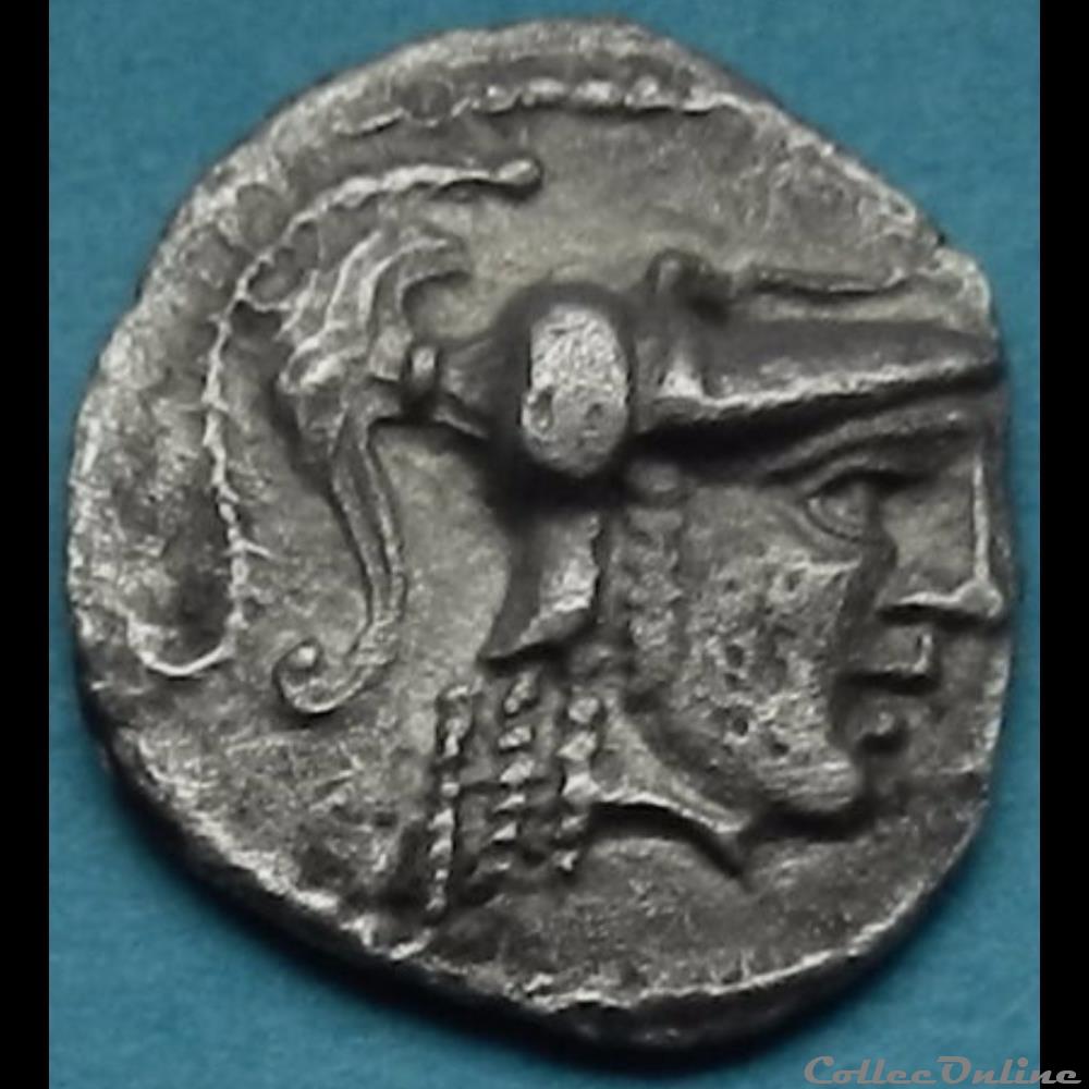 monnaie antique gauloise dt serie 377 minimi a la tete de pallas