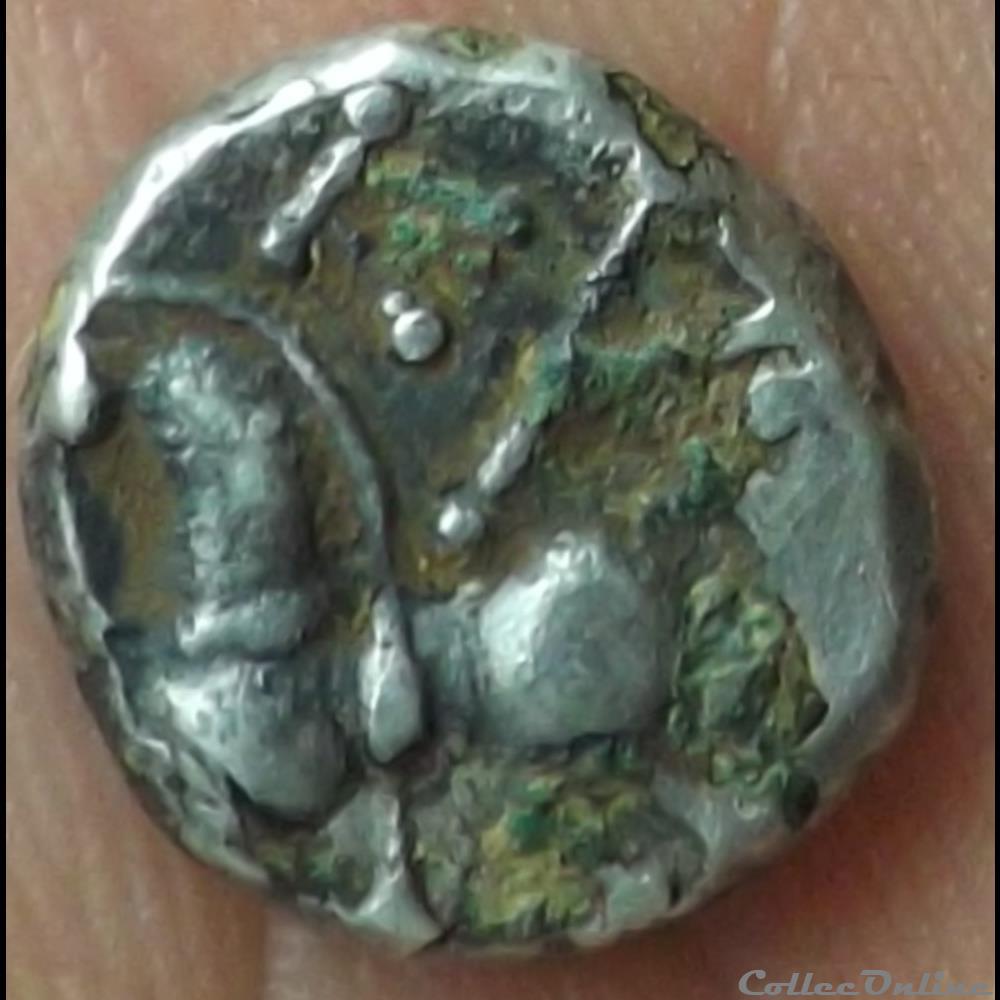 DT série 884 Quinaire KALETEDOY monnaie antique gauloise dt serie 884 quinaire kaletedoy