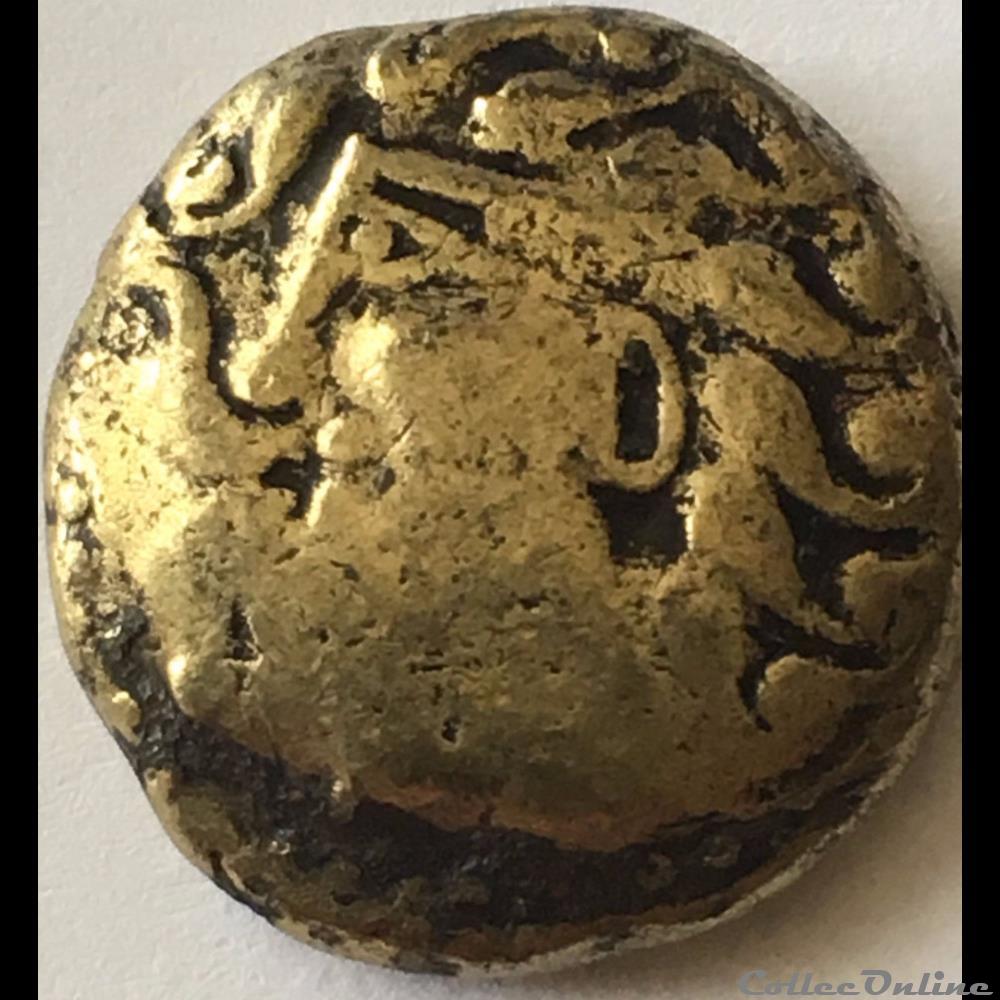 Série 875 DT 3181 Statère au triskèle type de Chenove monnaie antique gauloise serie 875 dt 3181 statere au triskele type de chenove