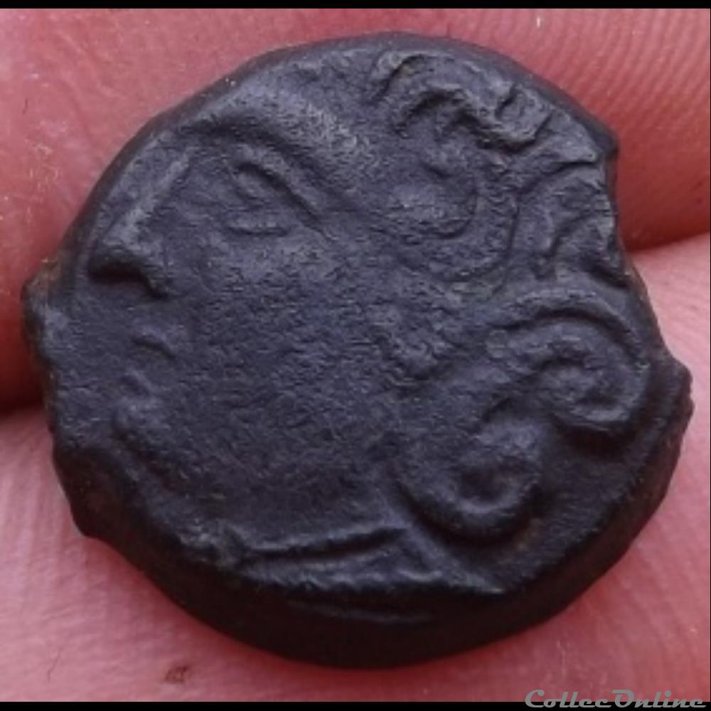 DT 3476 var Bronze SIIVNI monnaie antique gauloise dt 3476 var bronze siivni