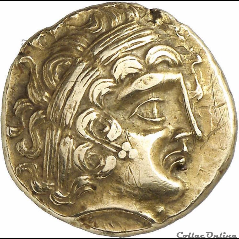 Série 299 DT 2162 Statère à l'hippocampe monnaie antique gauloise serie 299 dt 2162 statere a hippocampe