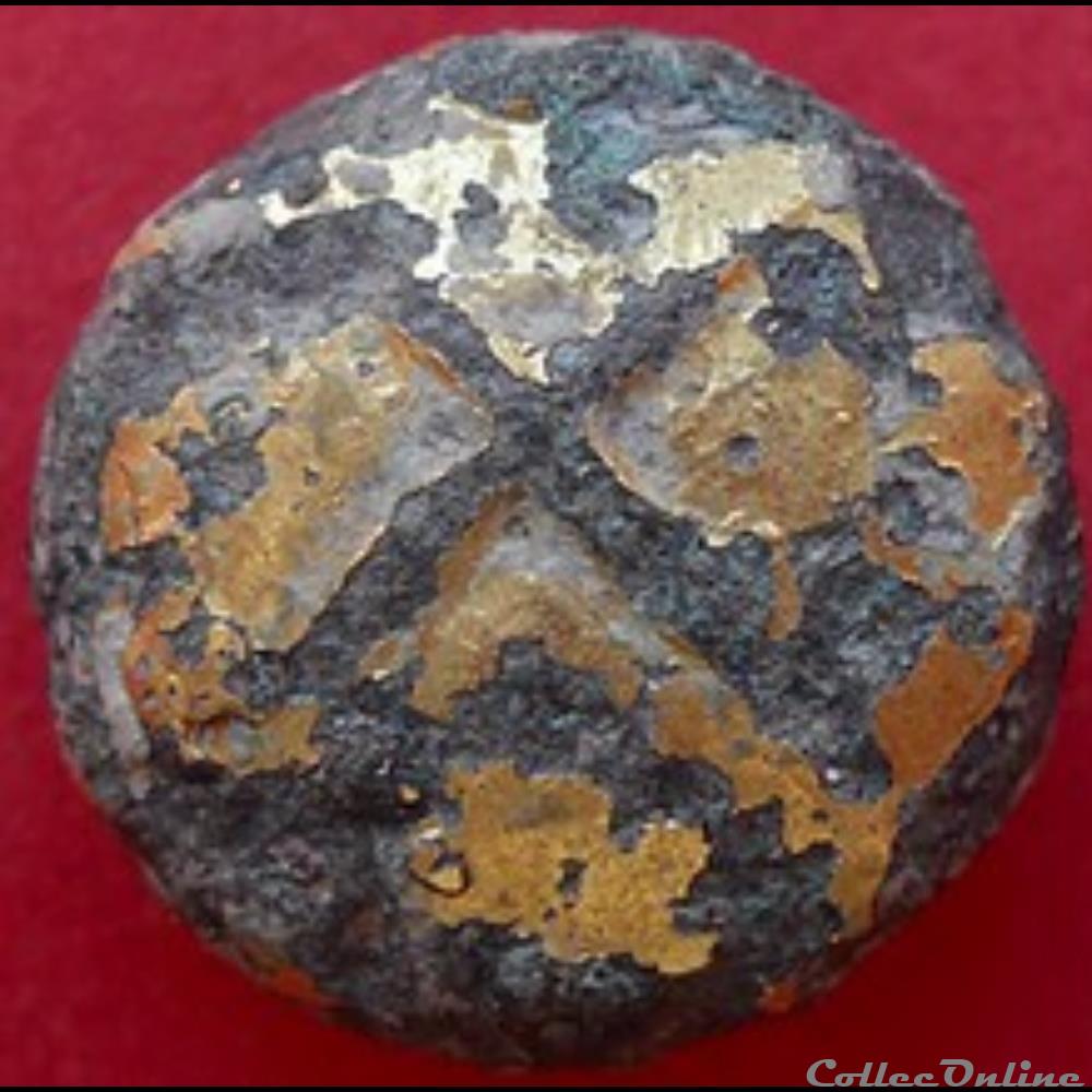 monnaie antique gauloise serie 493 dt 2537 statere globulaire a la croix