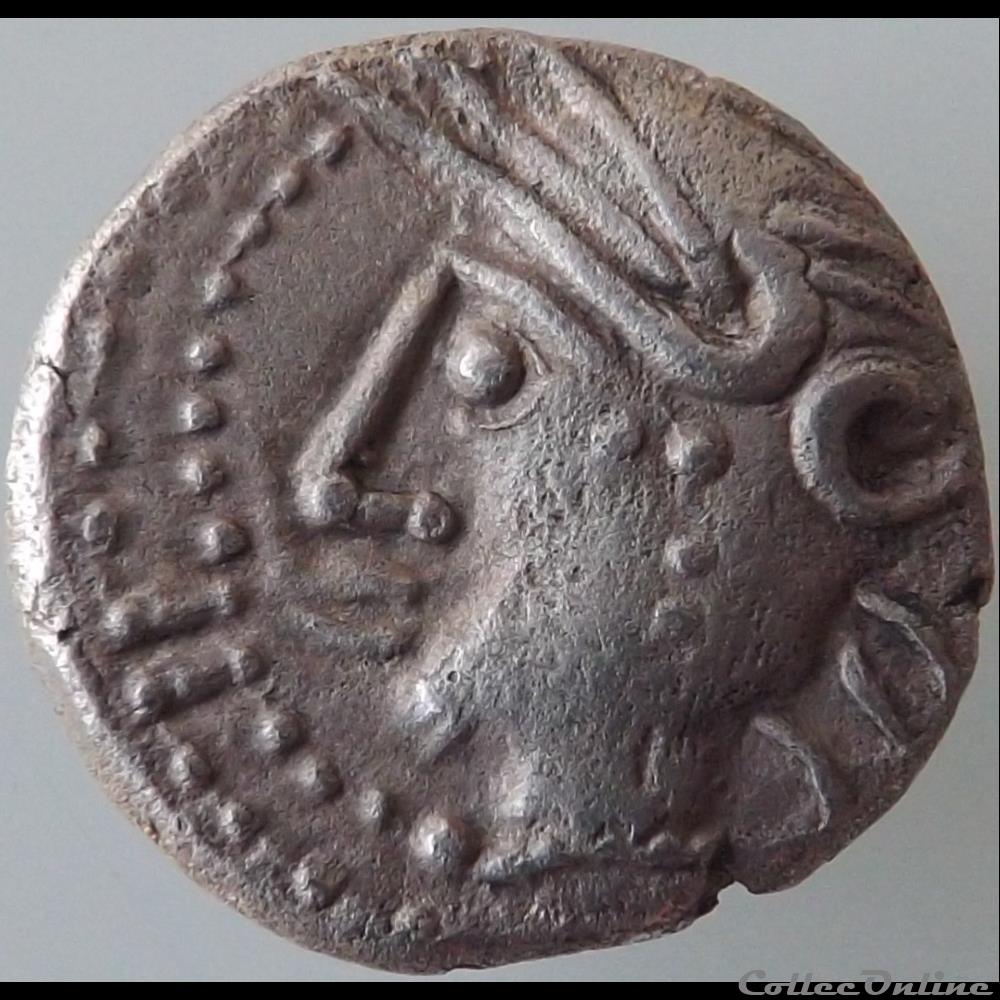 Denier ( quinaire ) KALETEDOY monnaie antique gauloise denier quinaire kaletedoy