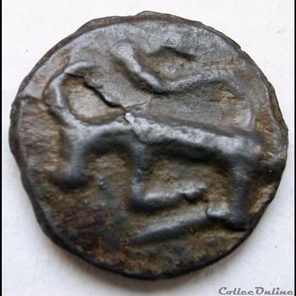 Série 854 DT Potin au bandeau monnaie antique gauloise serie 854 dt potin au bandeau