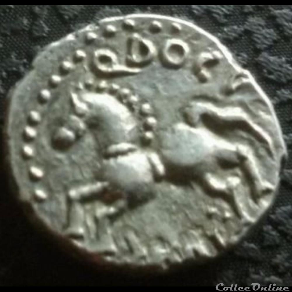 Série 944 DT 3245 Quinaire Q.DOCI / SAMF monnaie antique gauloise serie 944 dt 3245 quinaire q doci samf