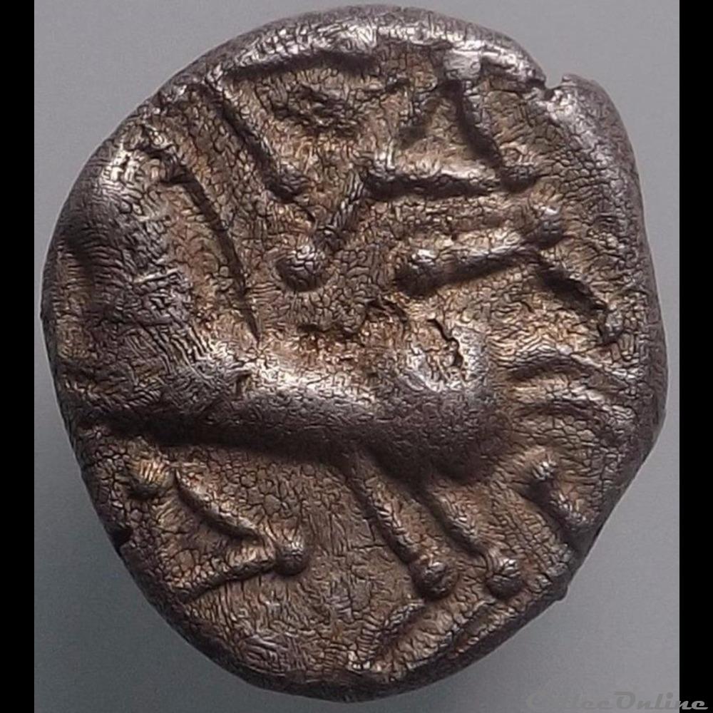 Denier ( quinaire ) KALETEDOY monnaie antique gauloise denier quinaire kaletedoy