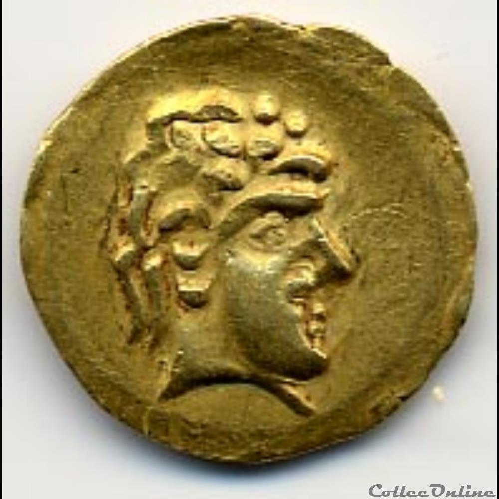 DT série 10 Quart de statère au pégase ( incertaine attribution ) monnaie antique gauloise dt serie 10 quart de statere au pegase incertaine attribution