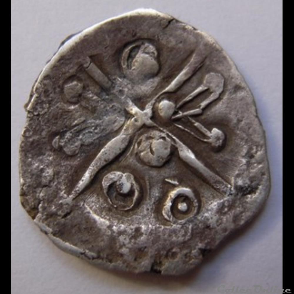 monnaie antique gauloise drachme a la croix type de duhrener s 471