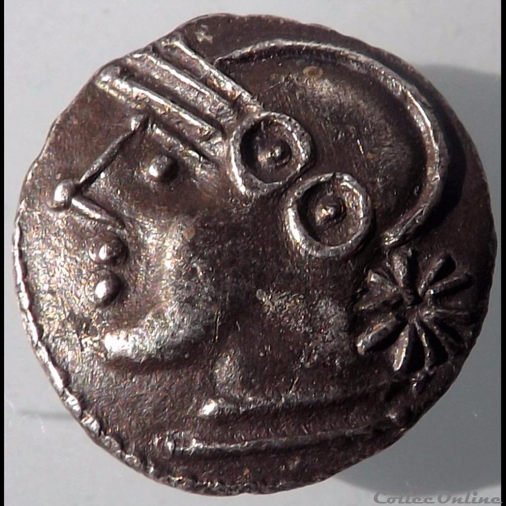 DT série 884 Quinaire KALETEDOY monnaie antique gauloise dt serie 884 quinaire kaletedoy