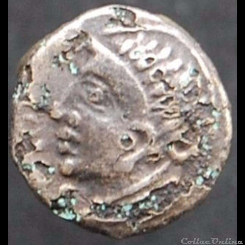 Série 917 DT 3229 Quinaire COIOS / ORGIITIRIX ( fourré) monnaie antique gauloise serie 917 dt 3229 quinaire coios orgiitirix fourre