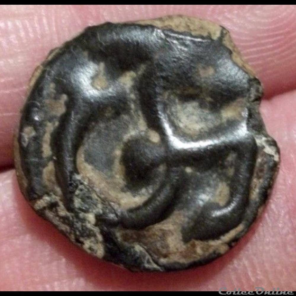 monnaie antique gauloise serie 890 dt 3203 potin a hippocampe