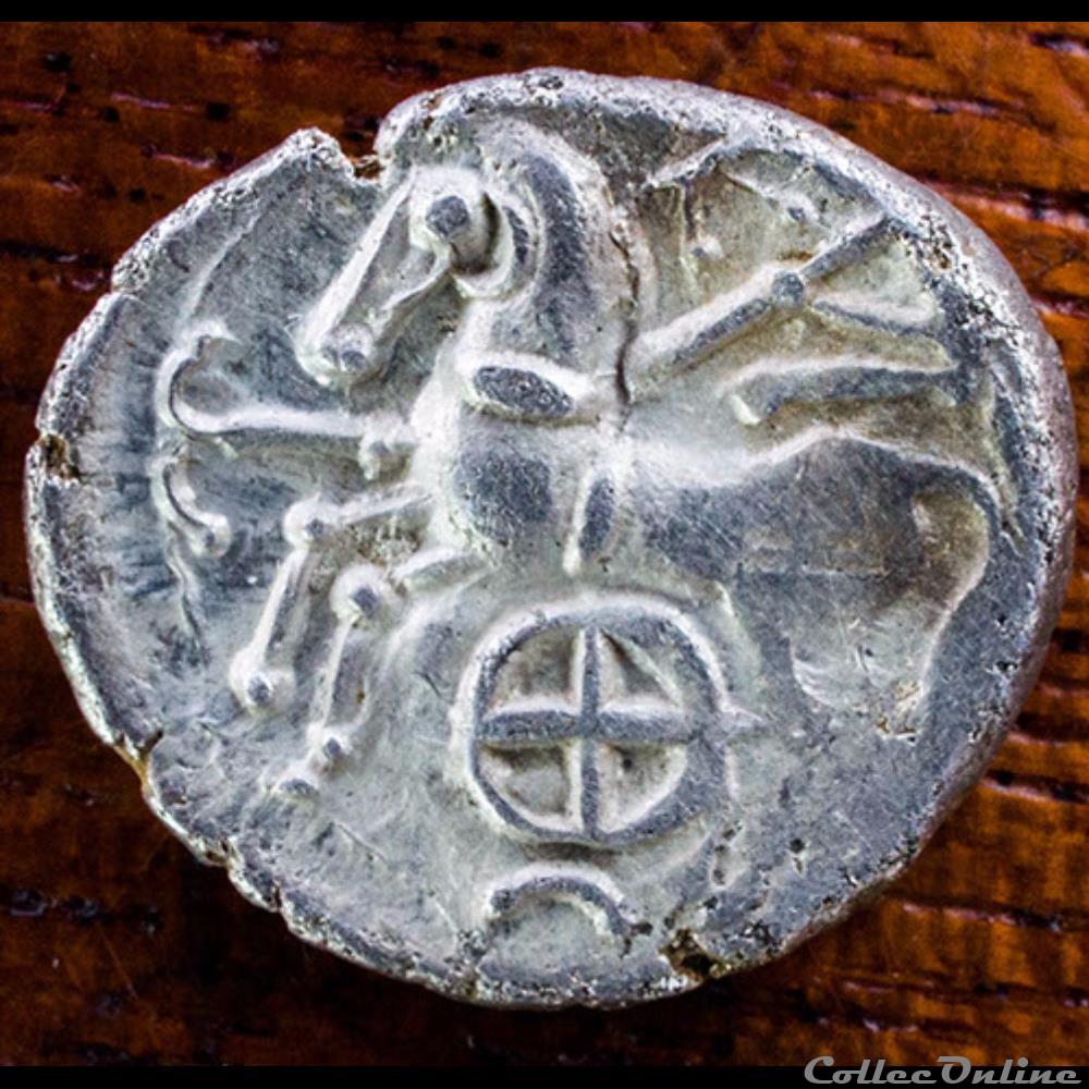 DT série 884 Quinaire KALETEDOY monnaie antique gauloise dt serie 884 quinaire kaletedoy