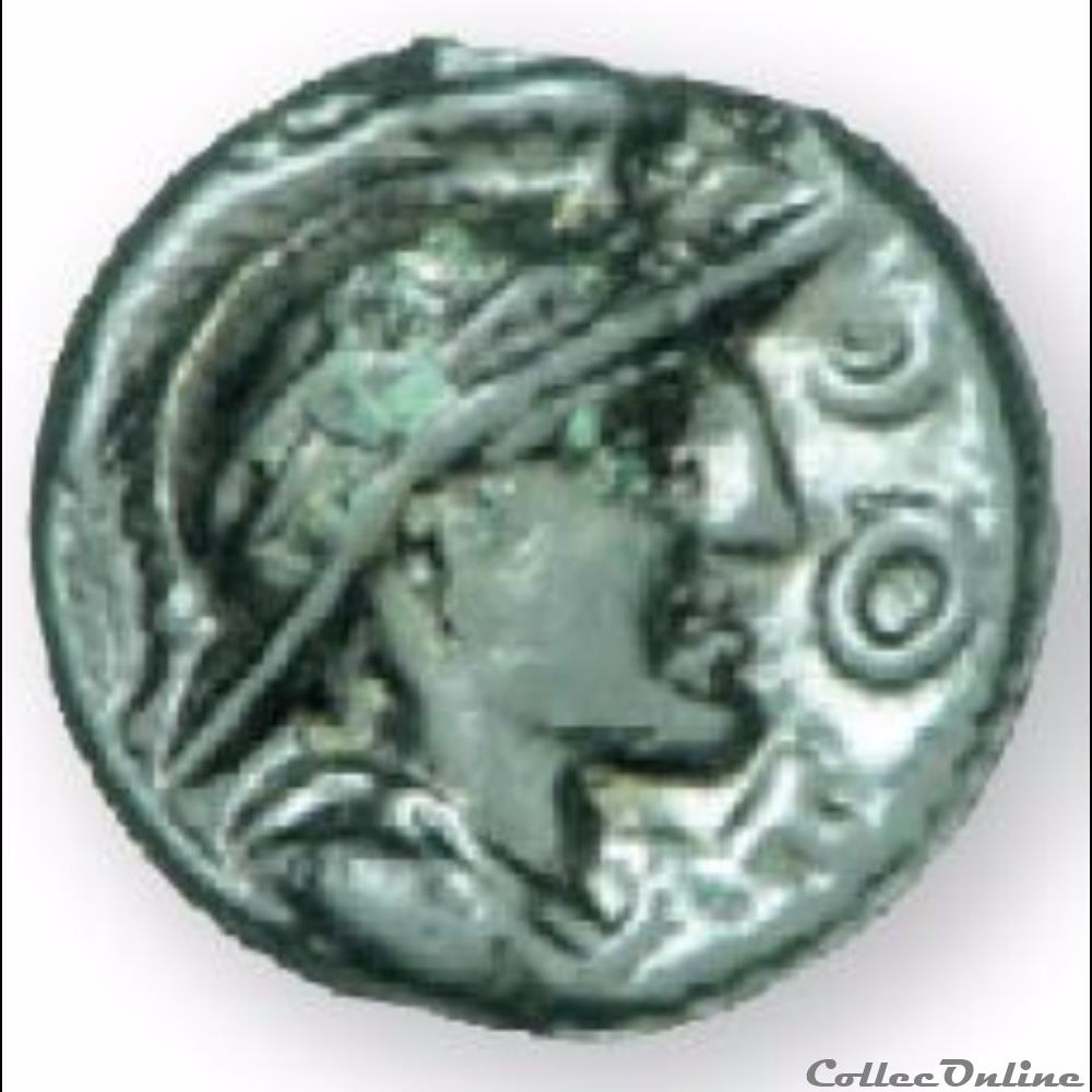 Série 953 DT 3255 Potin TOG au lion monnaie antique gauloise serie 953 dt 3255 potin tog au lion