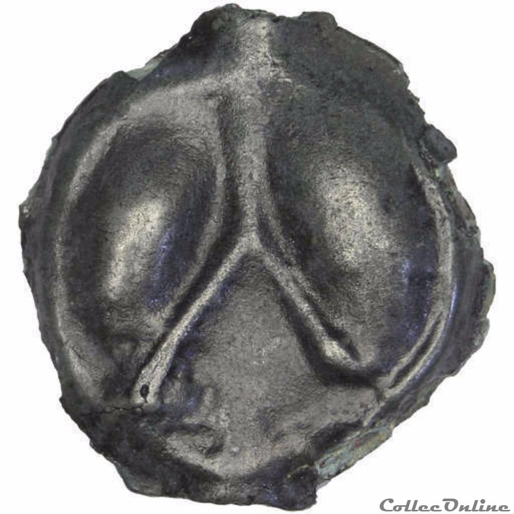 DT 692 potin à l'Y ( incertaine parisii ) monnaie antique gauloise dt 692 potin a y incertaine parisii