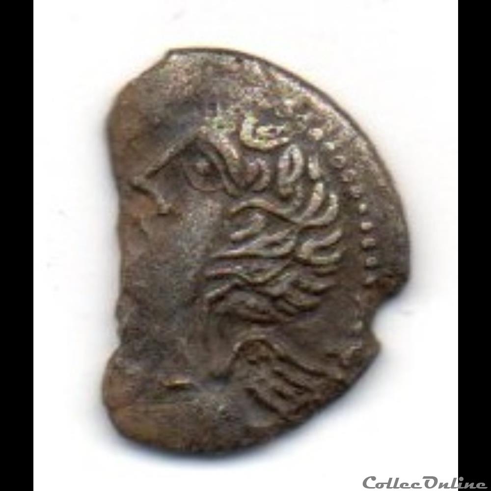 monnaie antique gauloise serie 83 dt 641 quinaire atevla vlatos a epi et a la fleur