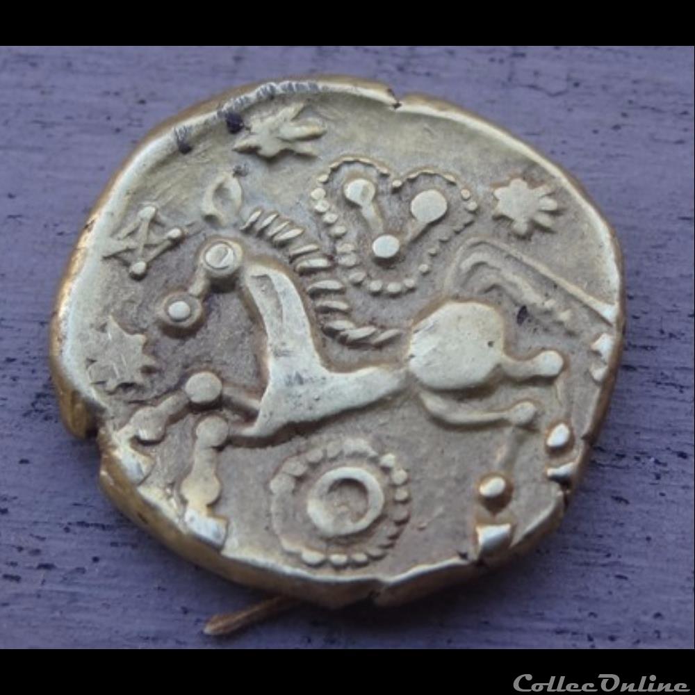 Série 26 DT 173 statère dit "à l'oeil" monnaie antique gauloise serie 26 dt 173 statere dit a oeil