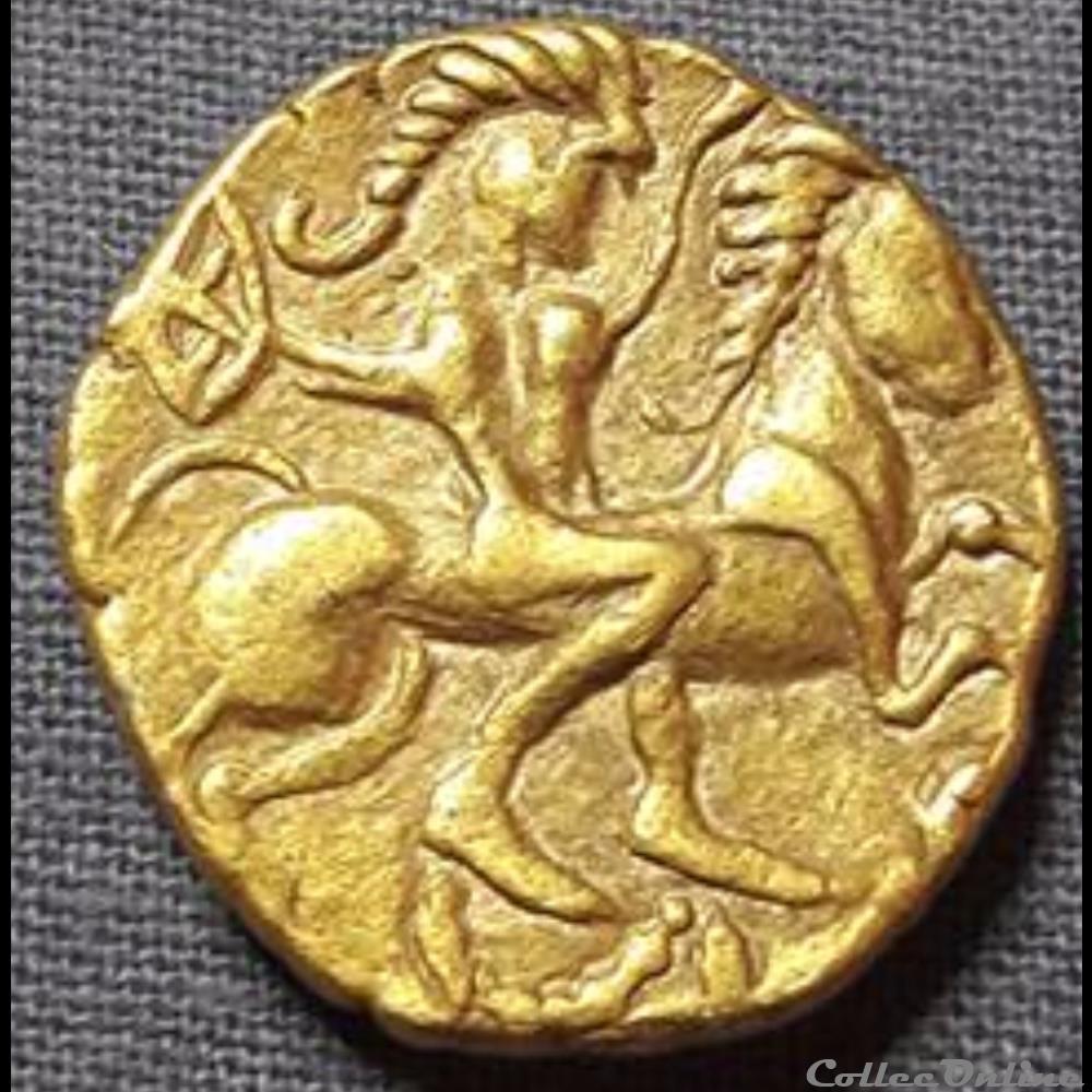statère du type de Kerilien monnaies antiques av jc ap celtes statere du type de kerilien
