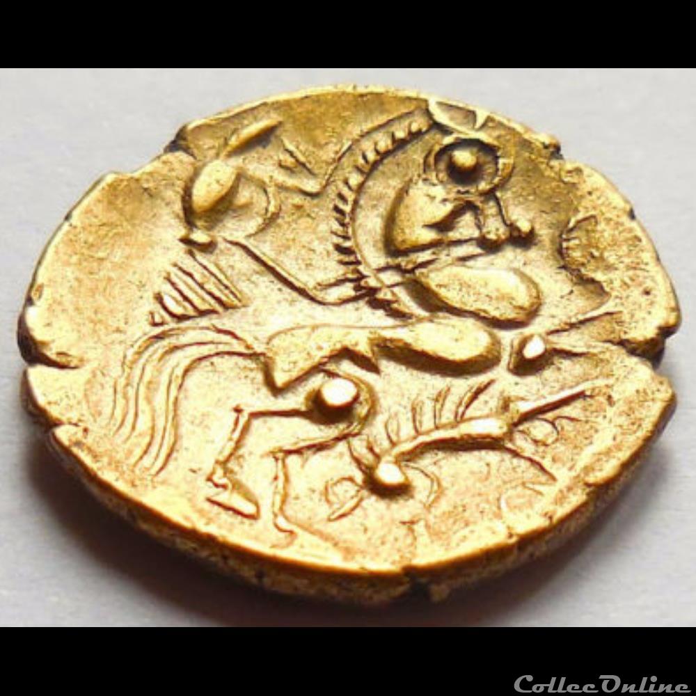 Série 402 DT 2401 hémistatère aulerque éburovice / sanglier monnaie antique gauloise serie 402 dt 2401 hemistatere aulerque eburovice sanglier