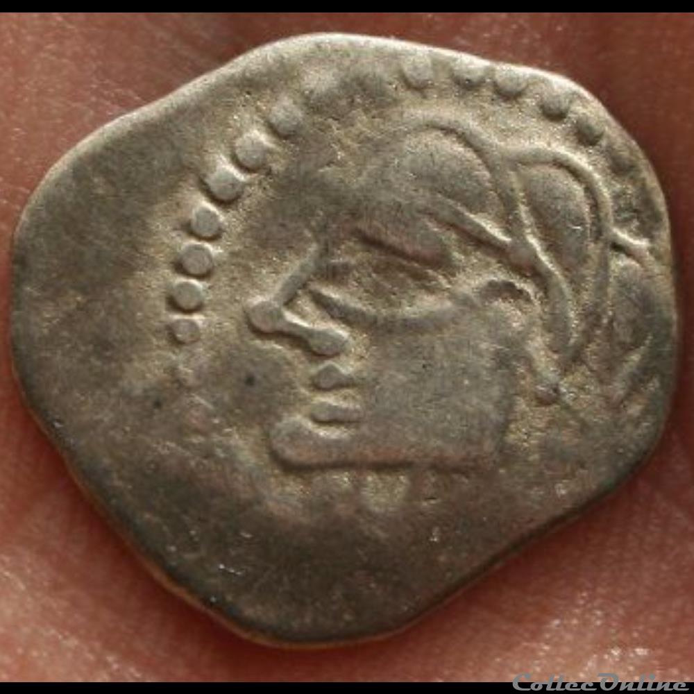 Série 1091 DT 3435 Quinaire au glaive et au pentagrame monnaie antique gauloise serie 1091 dt 3435 quinaire au glaive et au pentagrame