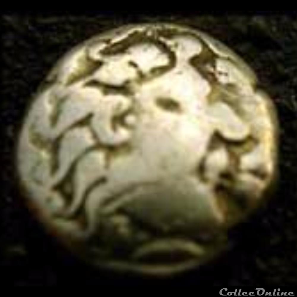 Série 875 DT 3177 1/4 de statère type de Chenoves à la lyres monnaie antique gauloise serie 875 dt 3177 1 4 de statere type de chenoves a la lyres
