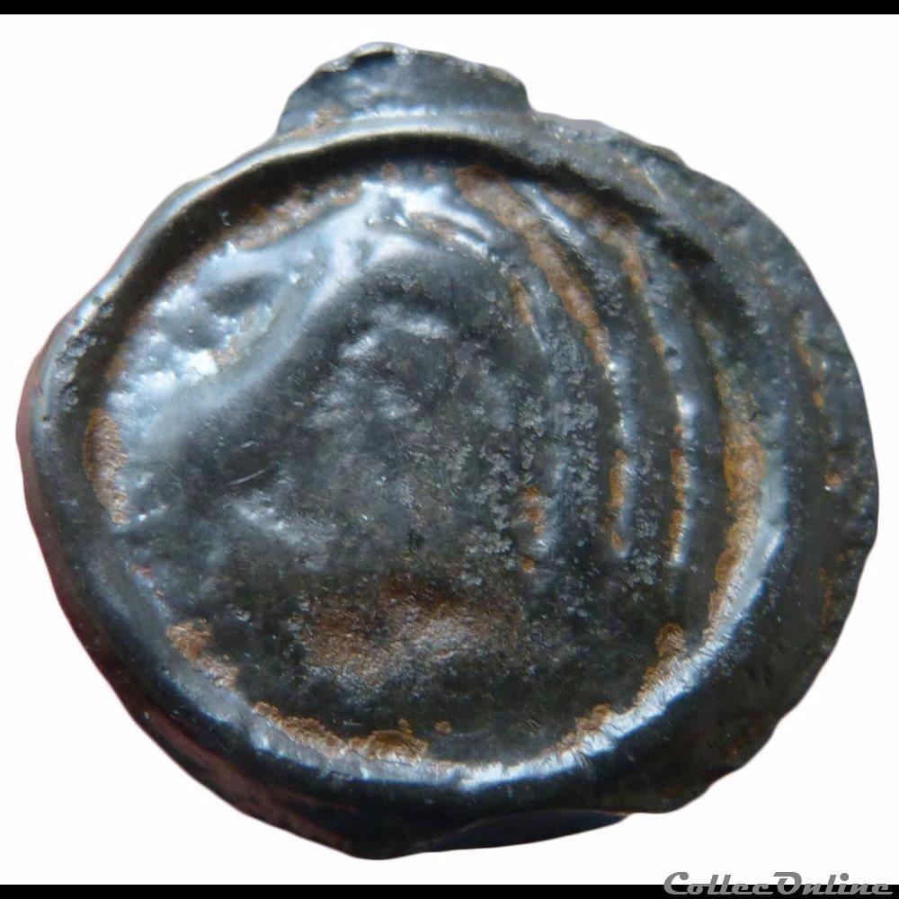 monnaie antique gauloise serie 24 dt 152 potin au sanglier et au bucrane